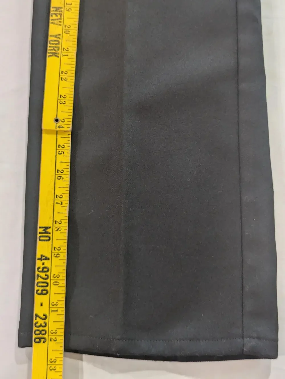 Levi's Pants Mens 38x32 Black Polyester Dress Microfiber 5 Pocket Work Casual